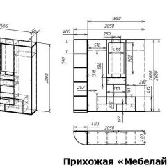 Стенка для прихожей Мебелайн-15 | фото 3