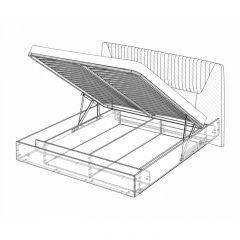 Кровать-11 с подъёмным основанием 1600 Марсель | фото 10