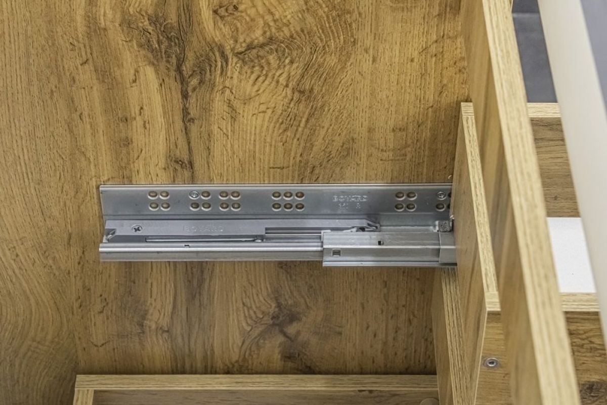 Тумба под умывальник "Енисей 60" Bruno с двумя ящиками Домино (DBr2901T) | фото 8