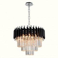 Подвесная люстра Natali Kovaltseva Darian DARIAN 76017/5C CHROME BLACK | фото 3