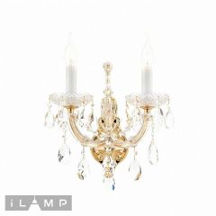 Бра iLamp Diamond W6071-2 GD+CL | фото 2